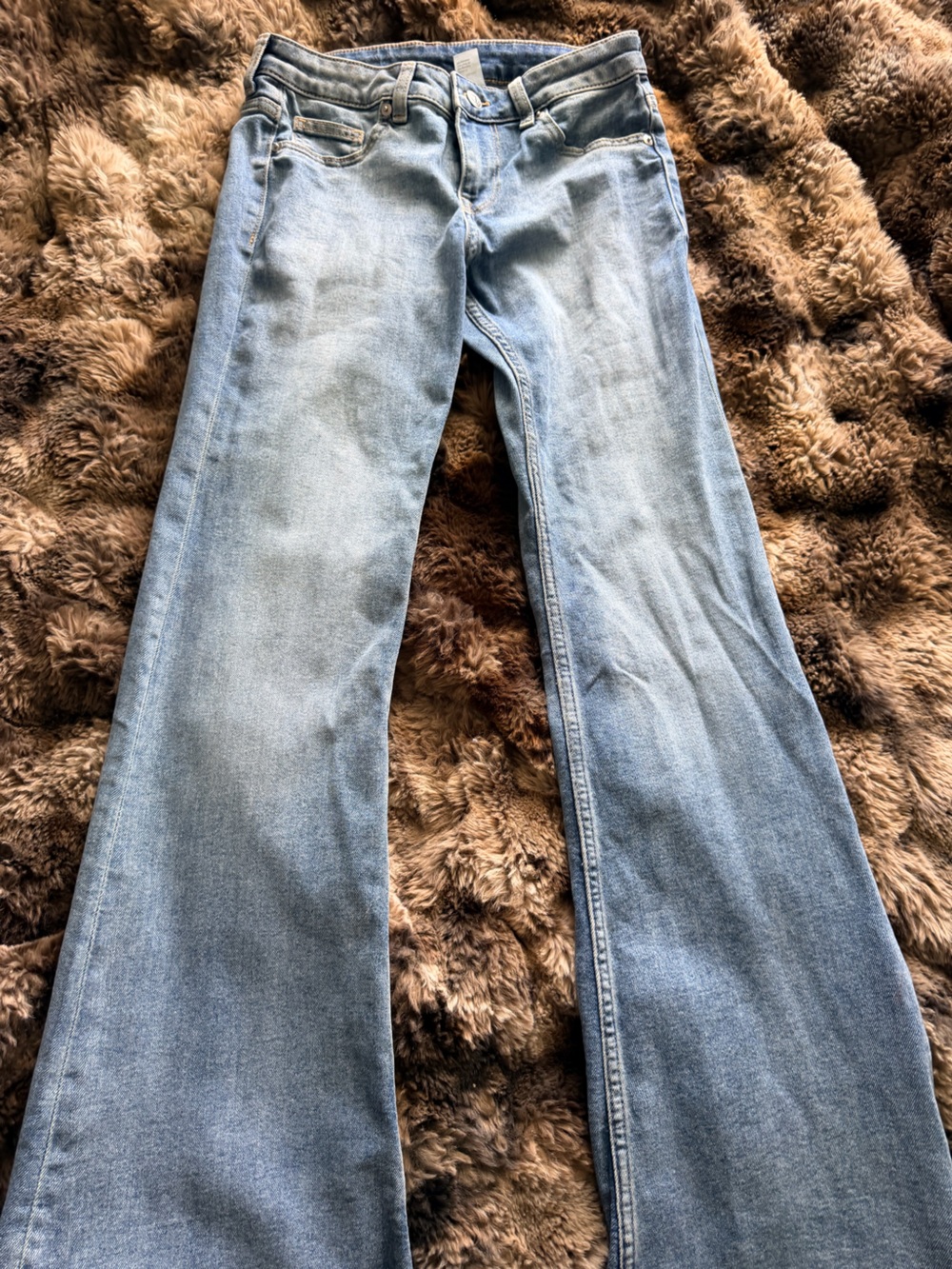 Light Wash Denim Bootcut Jeans
